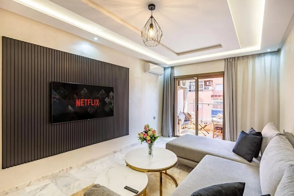 Lejlighed Charmante Wohnung Im Herzen Von Marrakech-Gueliz! Marrakesh