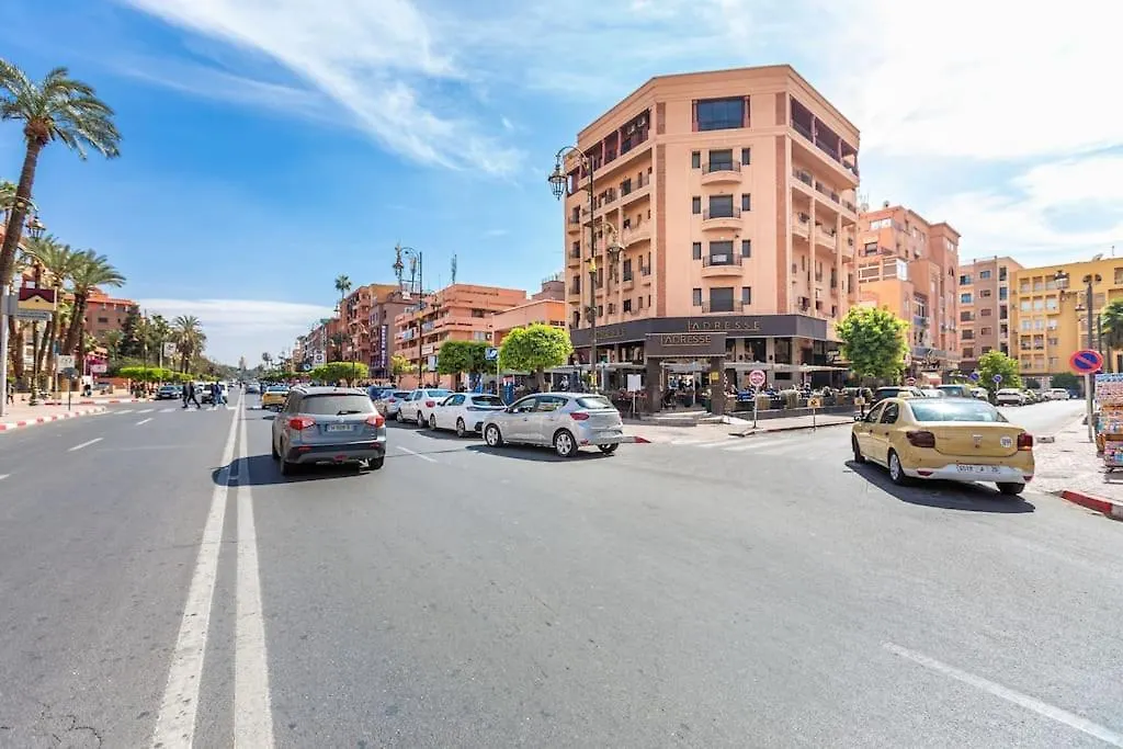 Charmante Wohnung Im Herzen Von Marrakech-Gueliz! マラケシュ 0*,